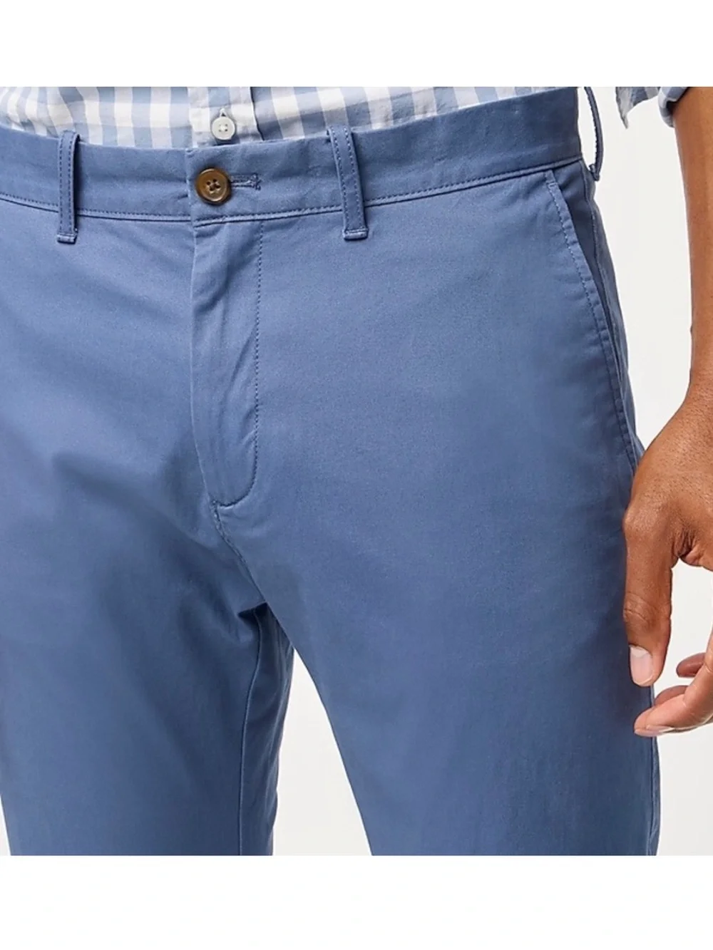 J.Crew Men’s 250 Chino Khakis Skinny Fit Pants in Blue 33/32